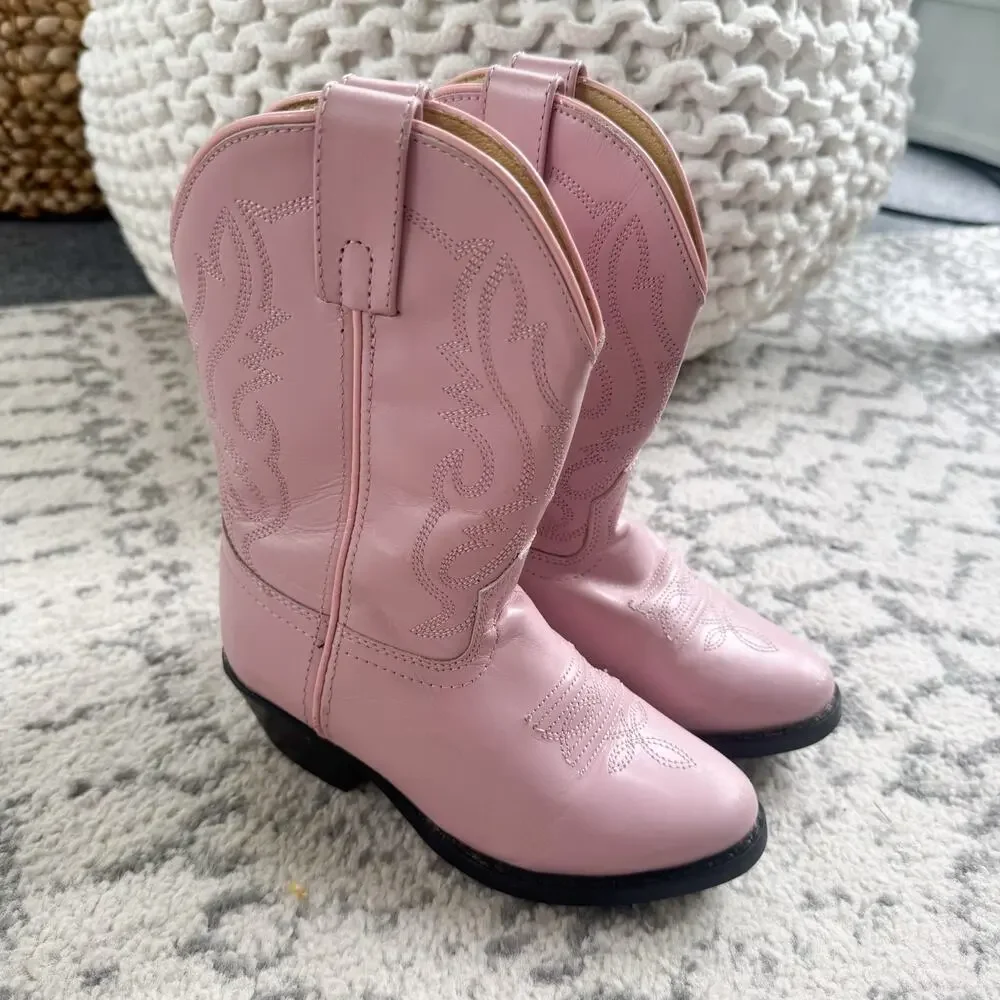 Smoky Mountain Boots Girls’ 3031C “Denver” Western Boot Pink size 12 Toddler